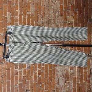 Houndstooth ankle length dress pants